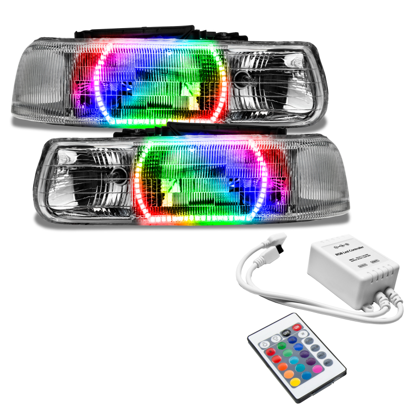 Chevrolet Tahoe Headlight Assembly - ORACLE Lighting - ColorSHIFT w/ Simple Controller - `00-`06